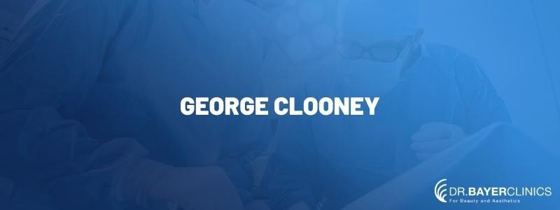 George Clooney's Hair Transplantation