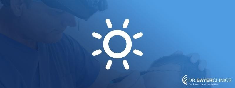 Sun Exposure After Hair Transplant Surgery | Dr. Yetkin Bayer Clinics
